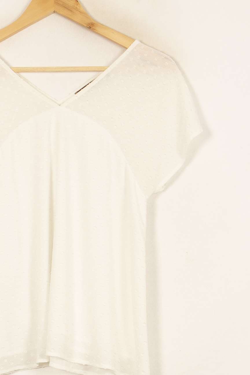 Blouse Blanche - Taille M/38 de la marque Comptoir des Cotonniers | PARAD52761 - Vendu par Paradigme - Image 3