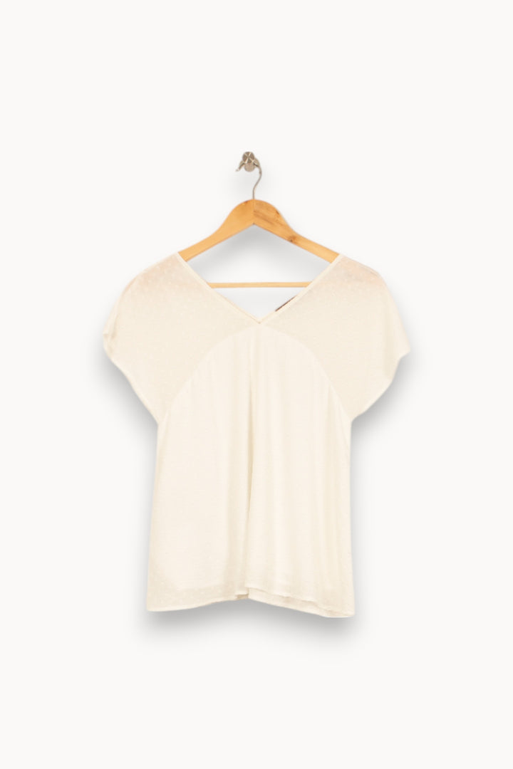 Blouse Blanche - Taille M/38 de la marque Comptoir des Cotonniers | PARAD52761 - Vendu par Paradigme - Image 2