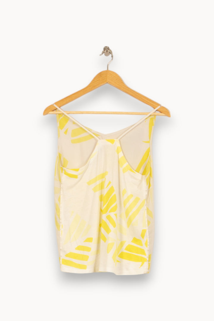 Débardeur Jaune et Blanc - Taille L/40 de la marque Comptoir des Cotonniers | PARAD52762 - Vendu par Paradigme - Image 4