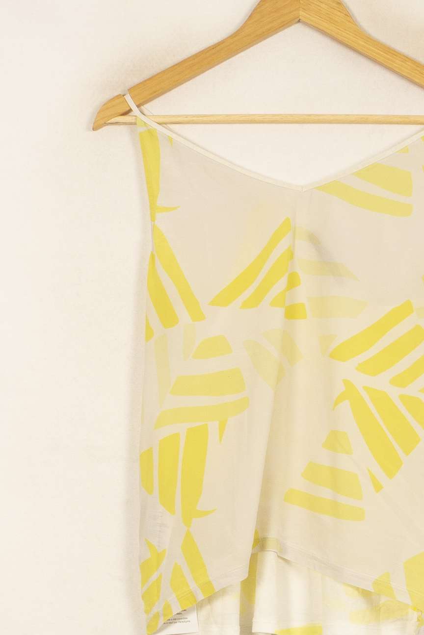 Débardeur Jaune et Blanc - Taille L/40 de la marque Comptoir des Cotonniers | PARAD52762 - Vendu par Paradigme - Image 3