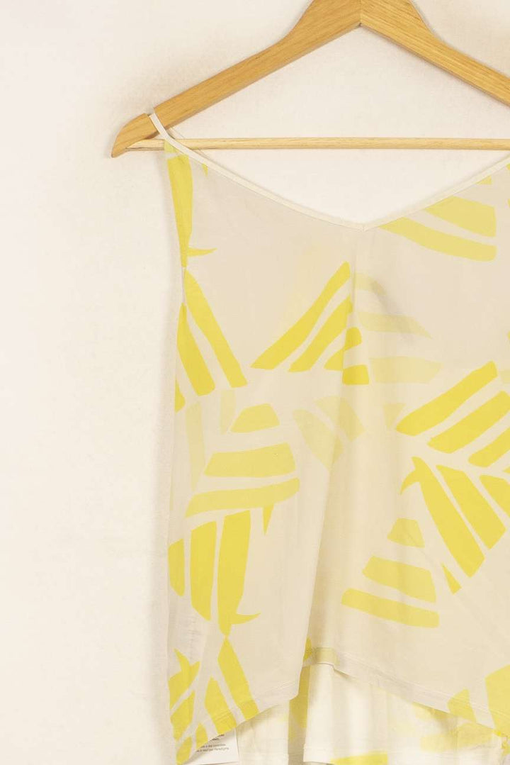 Débardeur Jaune et Blanc - Taille L/40 de la marque Comptoir des Cotonniers | PARAD52762 - Vendu par Paradigme - Image 3