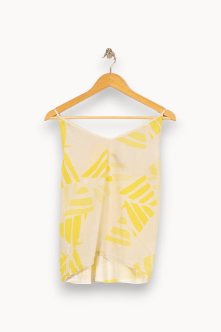 Débardeur Jaune et Blanc - Taille L/40 de la marque Comptoir des Cotonniers | PARAD52762 - Vendu par Paradigme - Image 2