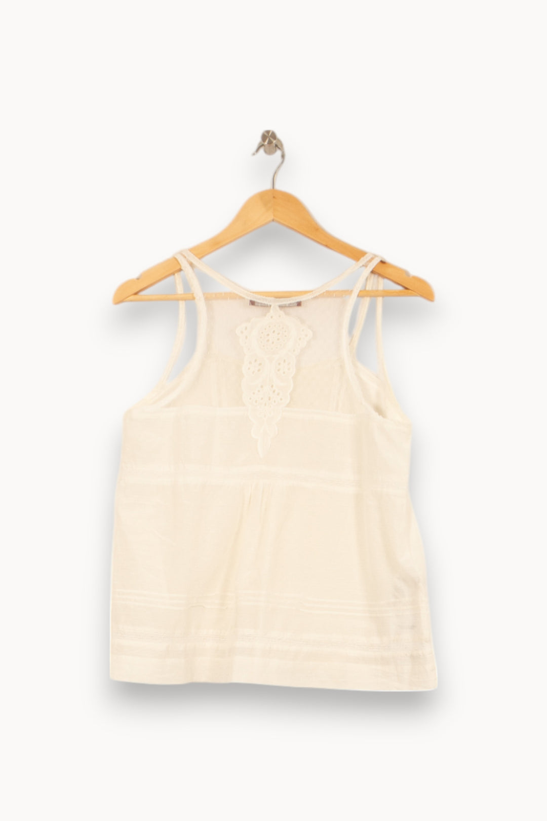 Débardeur Blanc - Taille L/40 de la marque Comptoir des Cotonniers | PARAD52763 - Vendu par Paradigme - Image 4