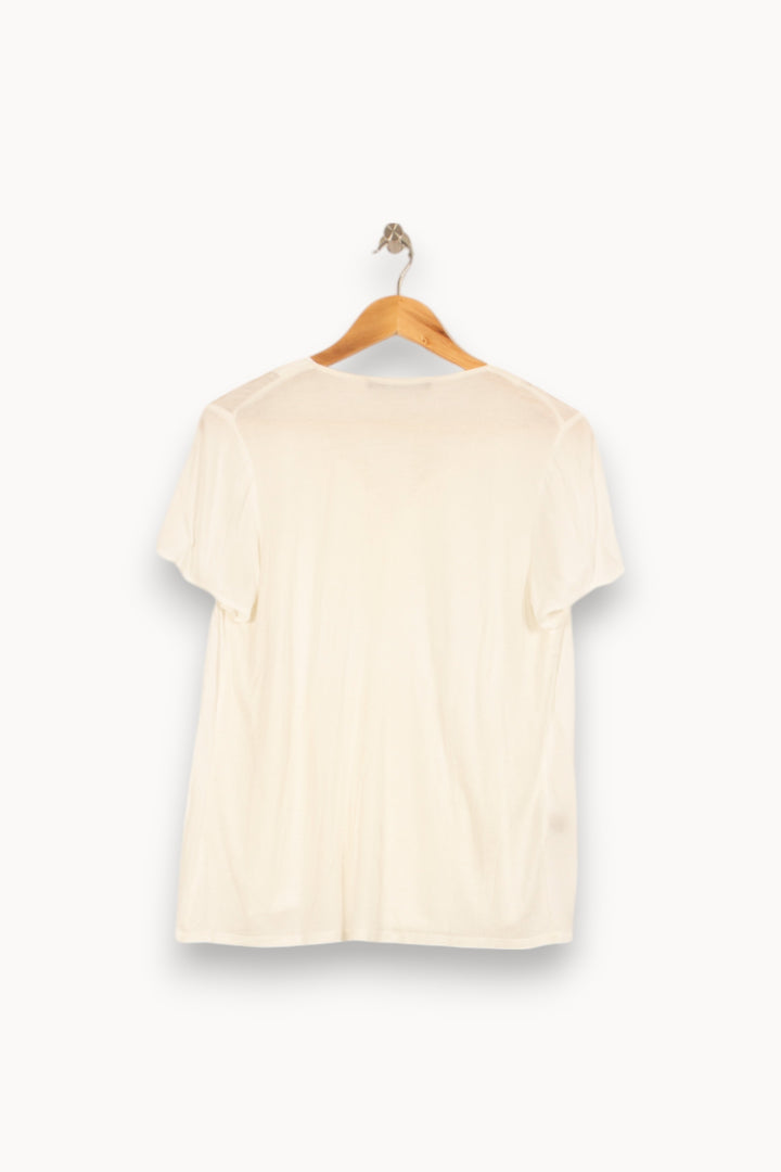 Blouse Blanche - Taille L/40 de la marque Comptoir des Cotonniers | PARAD52764 - Vendu par Paradigme - Image 4