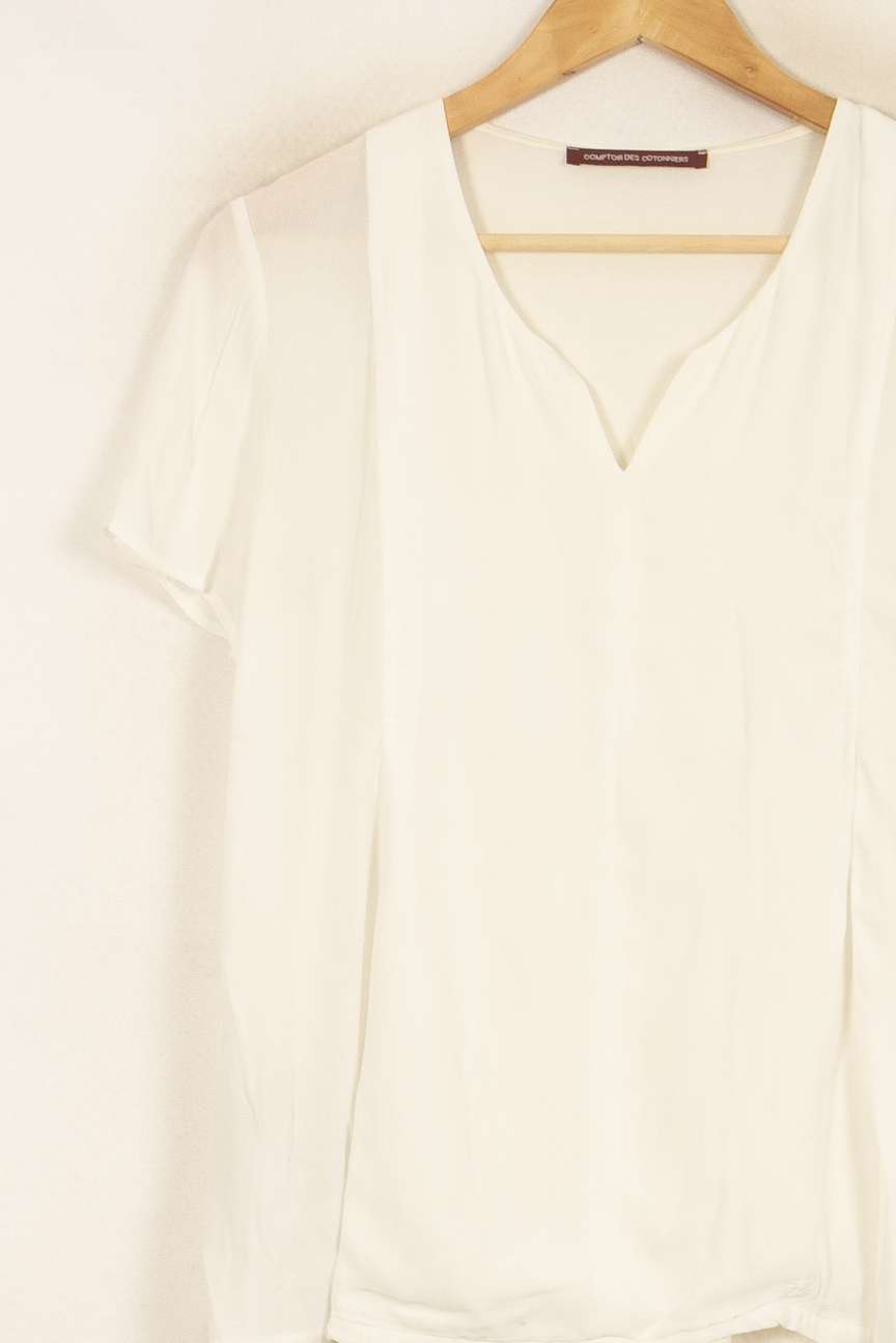 Blouse Blanche - Taille L/40 de la marque Comptoir des Cotonniers | PARAD52764 - Vendu par Paradigme - Image 3