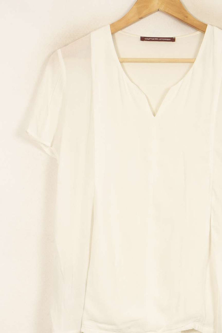 Blouse Blanche - Taille L/40 de la marque Comptoir des Cotonniers | PARAD52764 - Vendu par Paradigme - Image 3