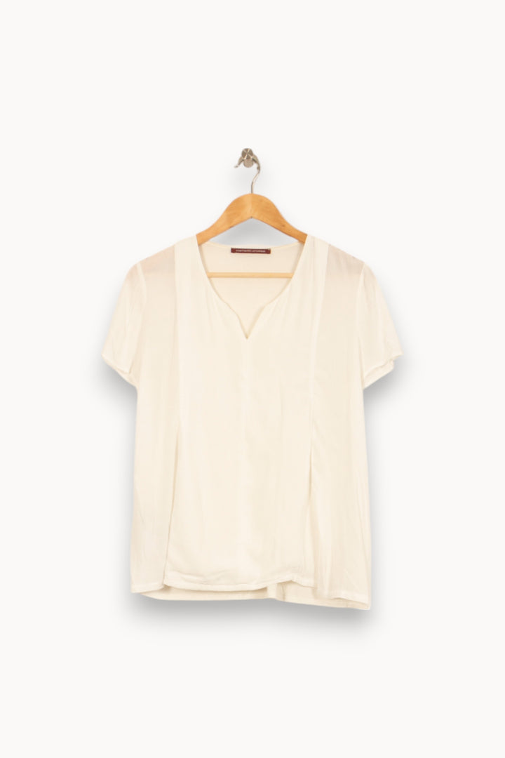 Blouse Blanche - Taille L/40 de la marque Comptoir des Cotonniers | PARAD52764 - Vendu par Paradigme - Image 2