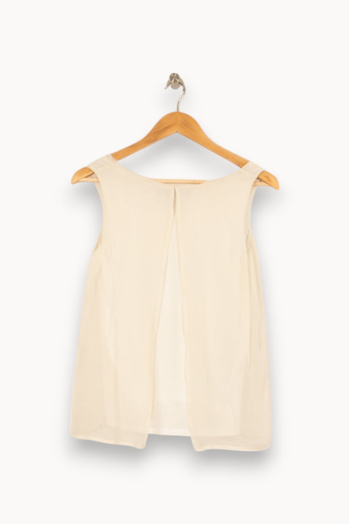 Débardeur Blanc - Taille M/38 de la marque Comptoir des Cotonniers | PARAD52765 - Vendu par Paradigme - Image 4