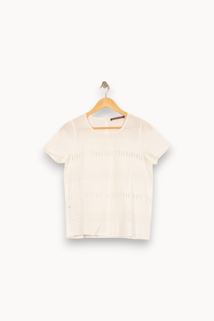 Blouse Blanche - Taille L/40 de la marque Comptoir des Cotonniers | PARAD52766 - Vendu par Paradigme - Image 2