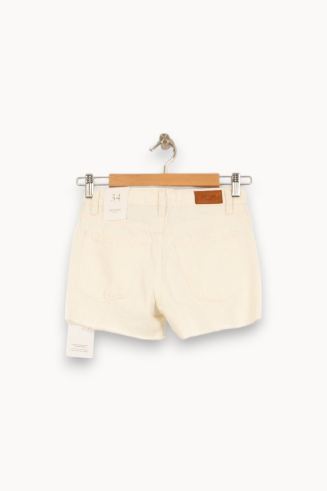 Short Blanc - Taille XS/34 de la marque Sézane | PARAD52770 - Vendu par Paradigme - Image 4