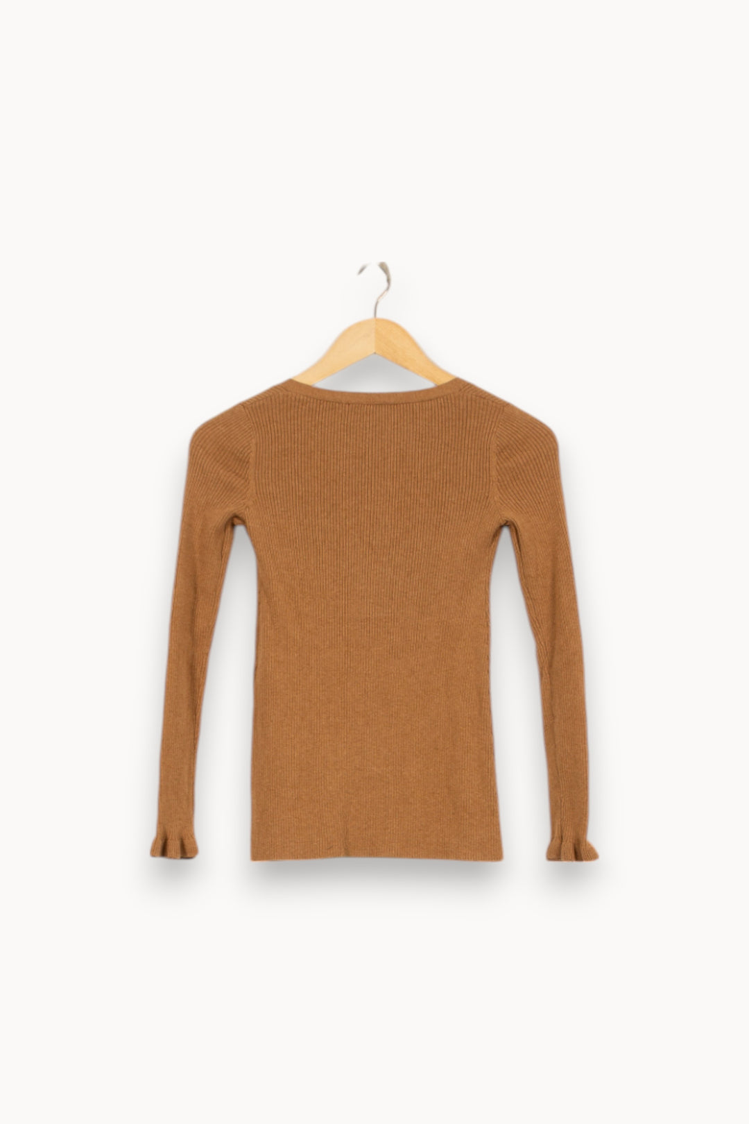 Pull Beige - Taille XS/34 de la marque Sézane | PARAD52771 - Vendu par Paradigme - Image 4