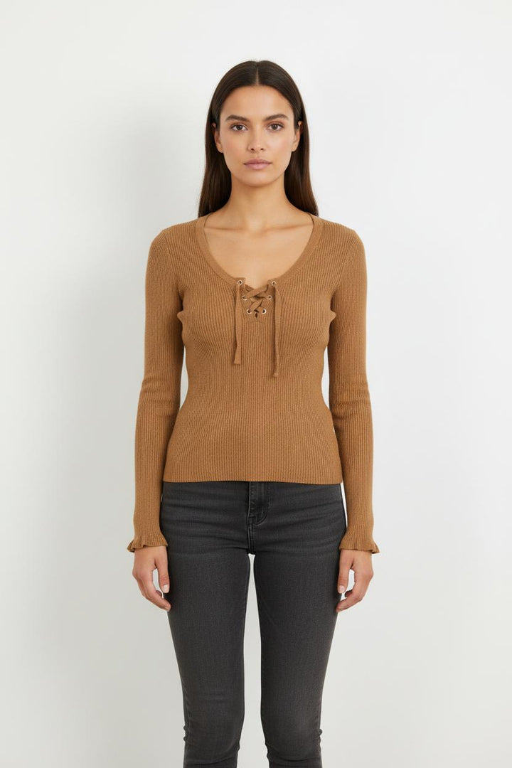 Pull Beige - Taille XS/34