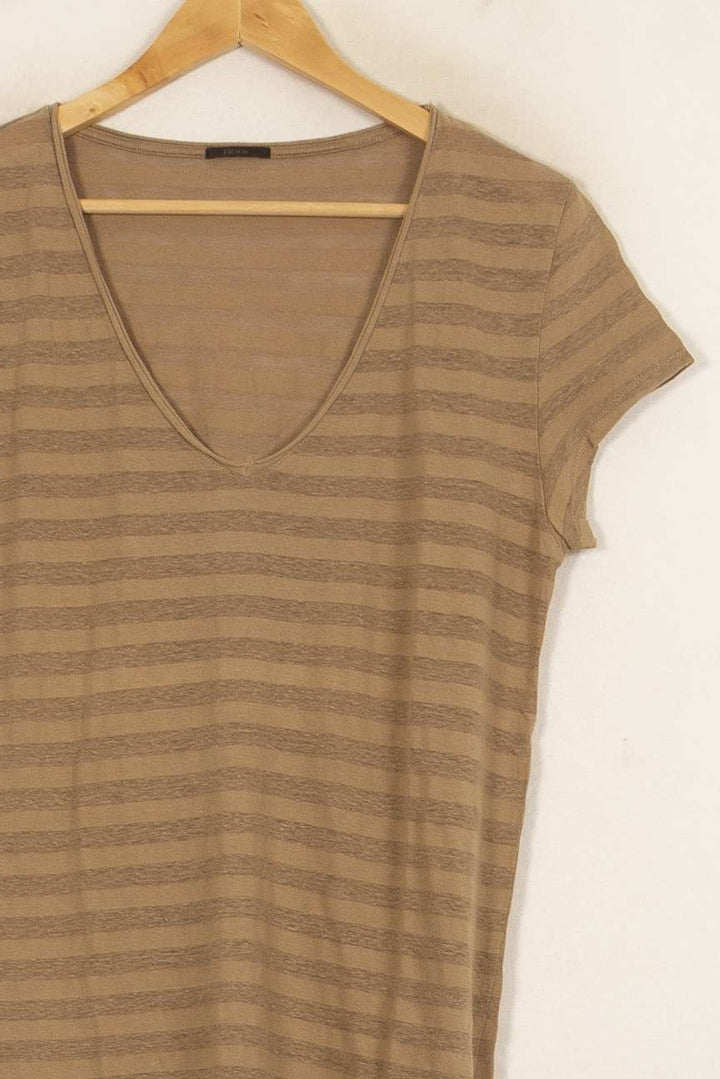 Tee-shirt Marron - Taille L/40 de la marque IKKS | PARAD52774 - Vendu par Paradigme - Image 3