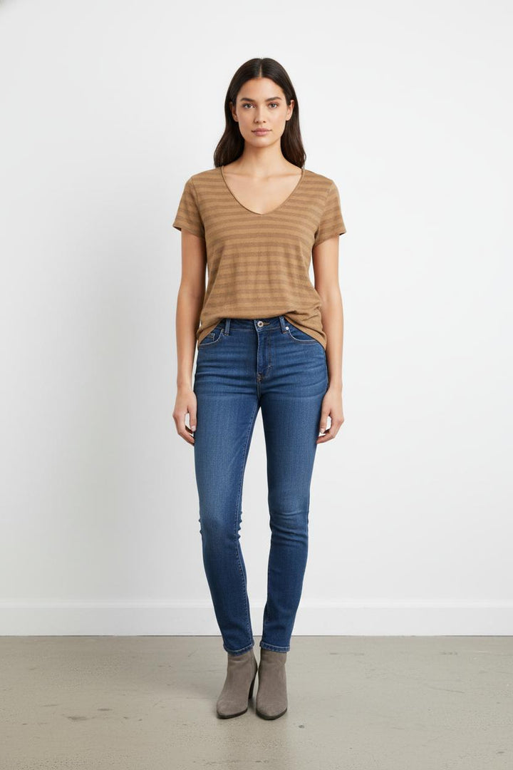 Tee-shirt Marron - Taille L/40