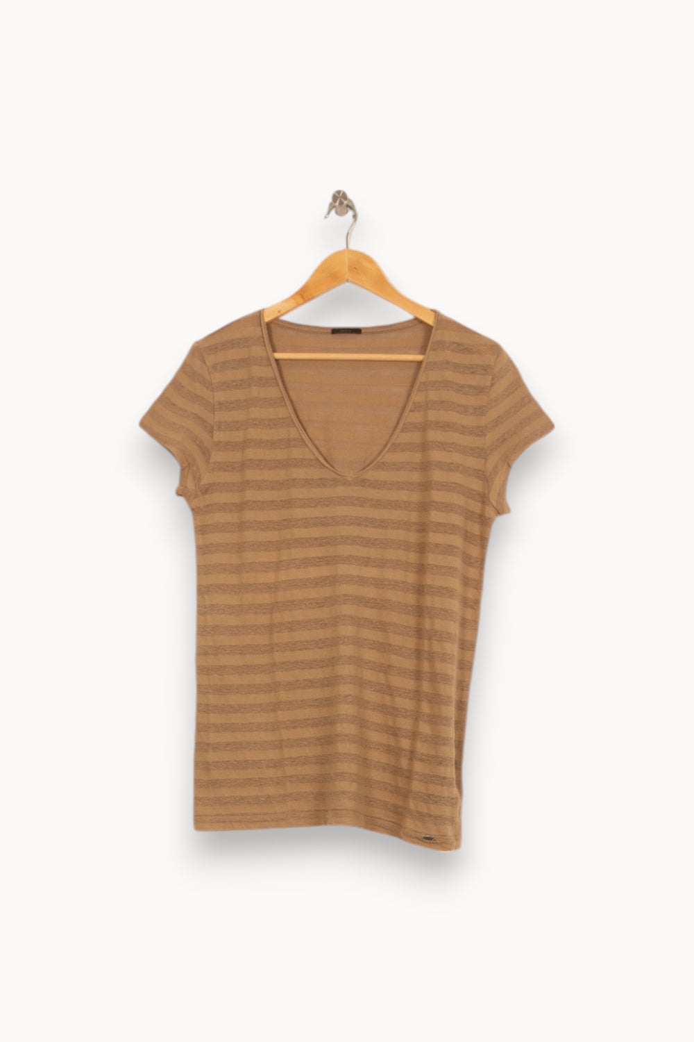 Tee-shirt Marron - Taille L/40 de la marque IKKS | PARAD52774 - Vendu par Paradigme - Image 2