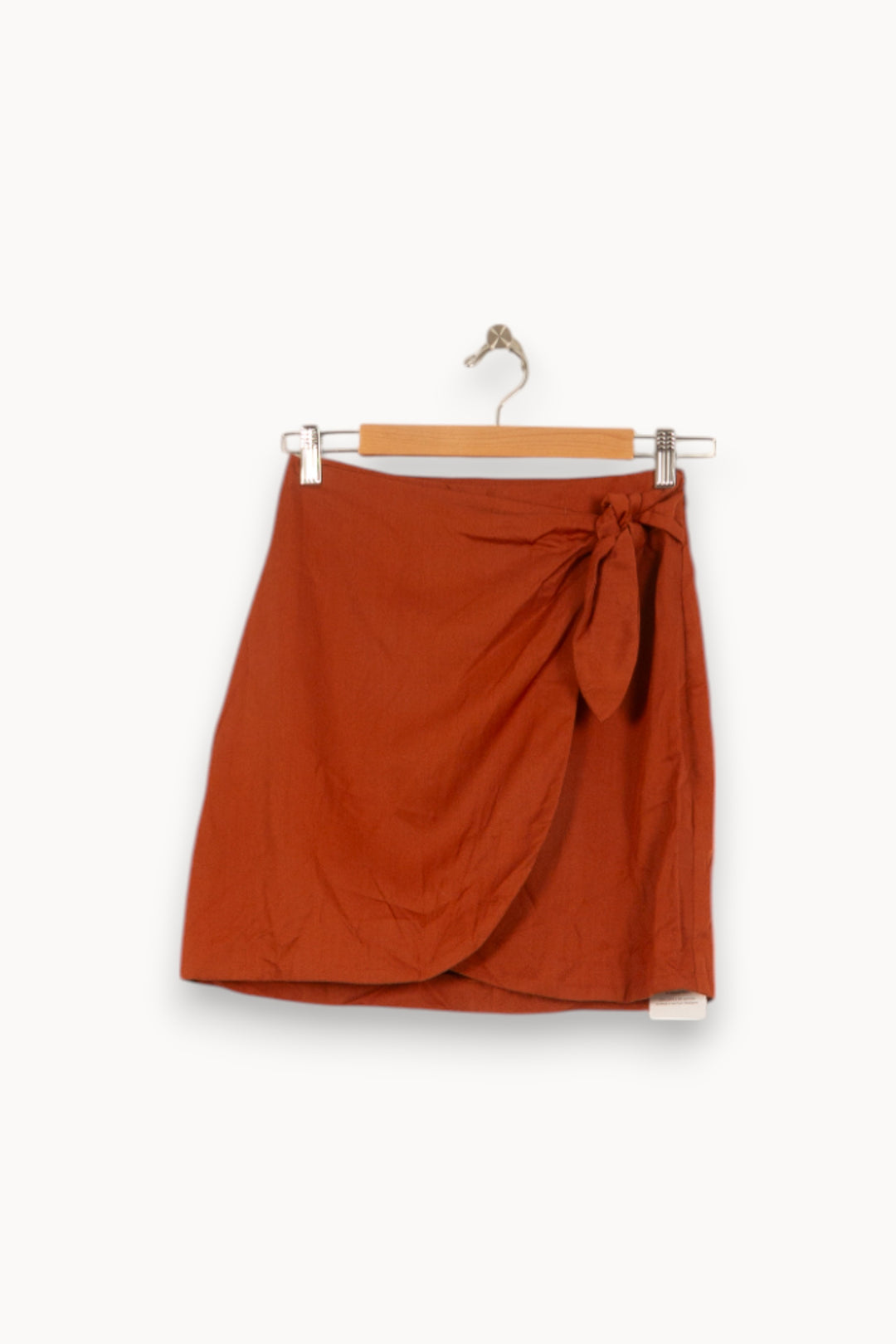 Jupe Portefeuille Marron - Taille XS/34 de la marque Soi Paris | PARAD52777 - Vendu par Paradigme - Image 2