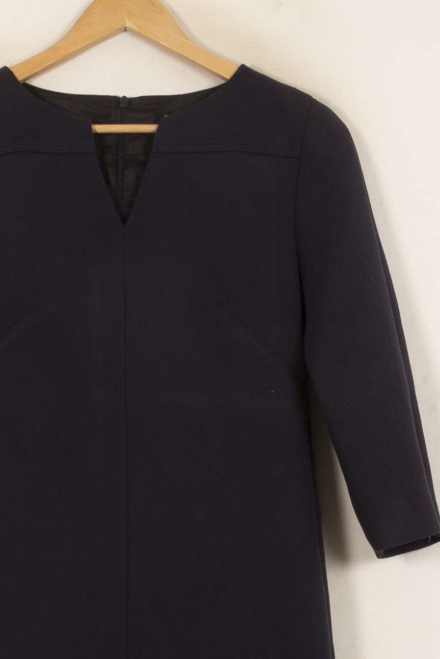 Robe Droite Bleue - Taille M/38 de la marque Caroll | PARAD52782 - Vendu par Paradigme - Image 3