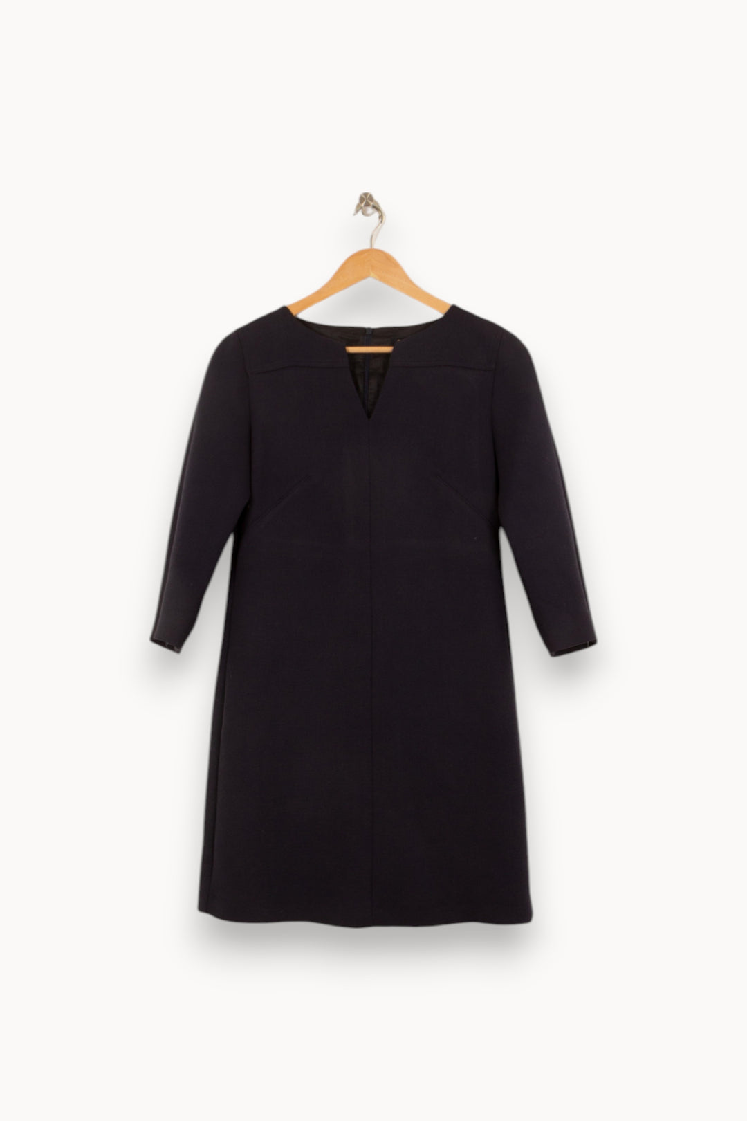 Robe Droite Bleue - Taille M/38 de la marque Caroll | PARAD52782 - Vendu par Paradigme - Image 2