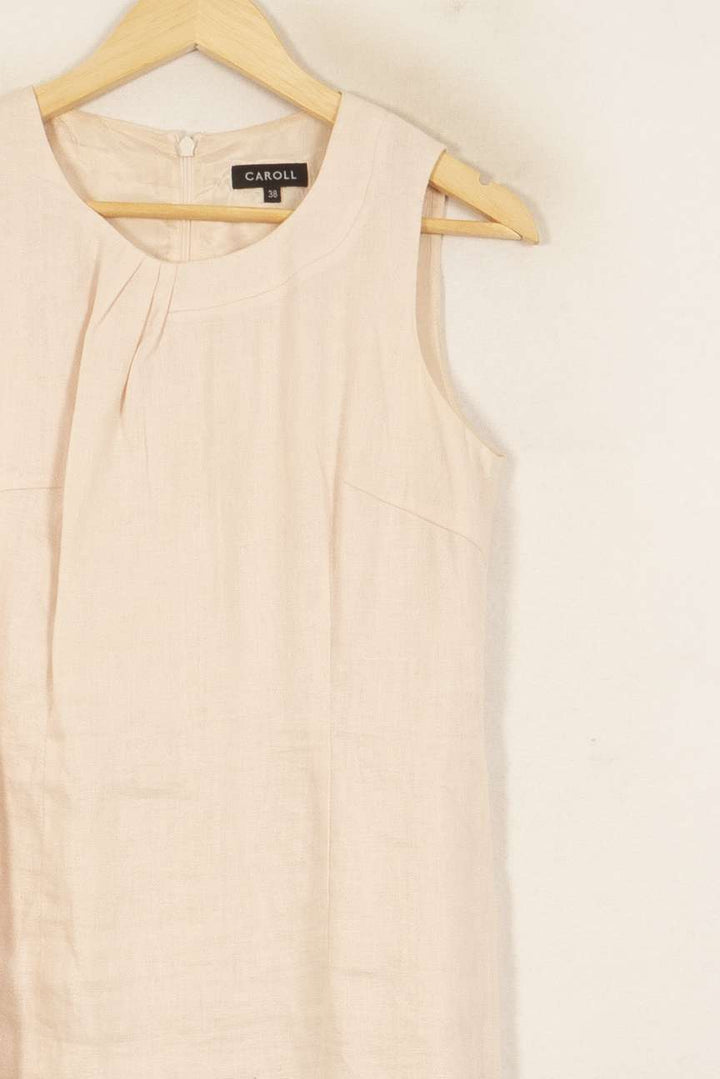 Robe Sans Manches Rose - Taille M/38 de la marque Caroll | PARAD52785 - Vendu par Paradigme - Image 3