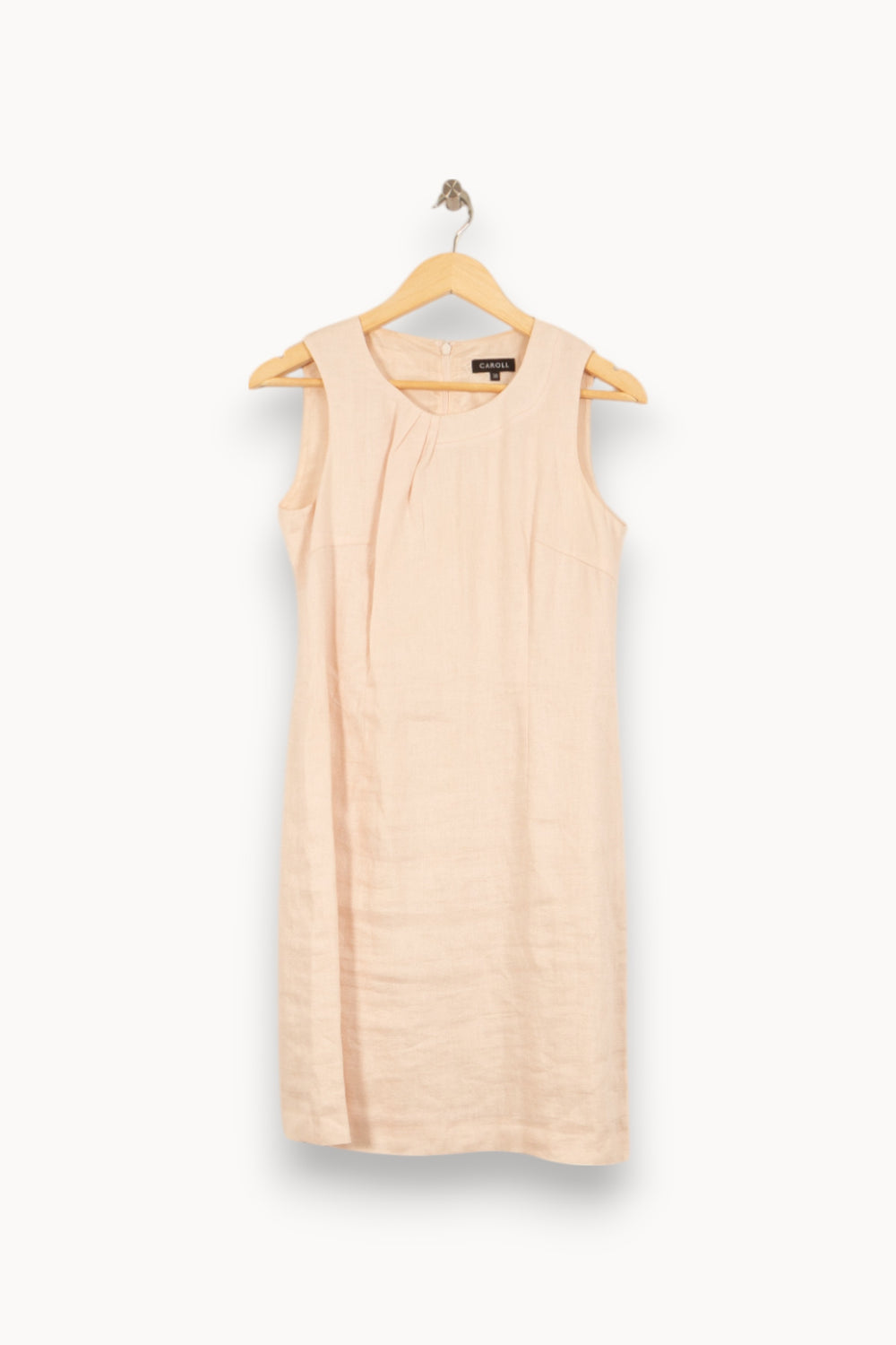 Robe Sans Manches Rose - Taille M/38 de la marque Caroll | PARAD52785 - Vendu par Paradigme - Image 2