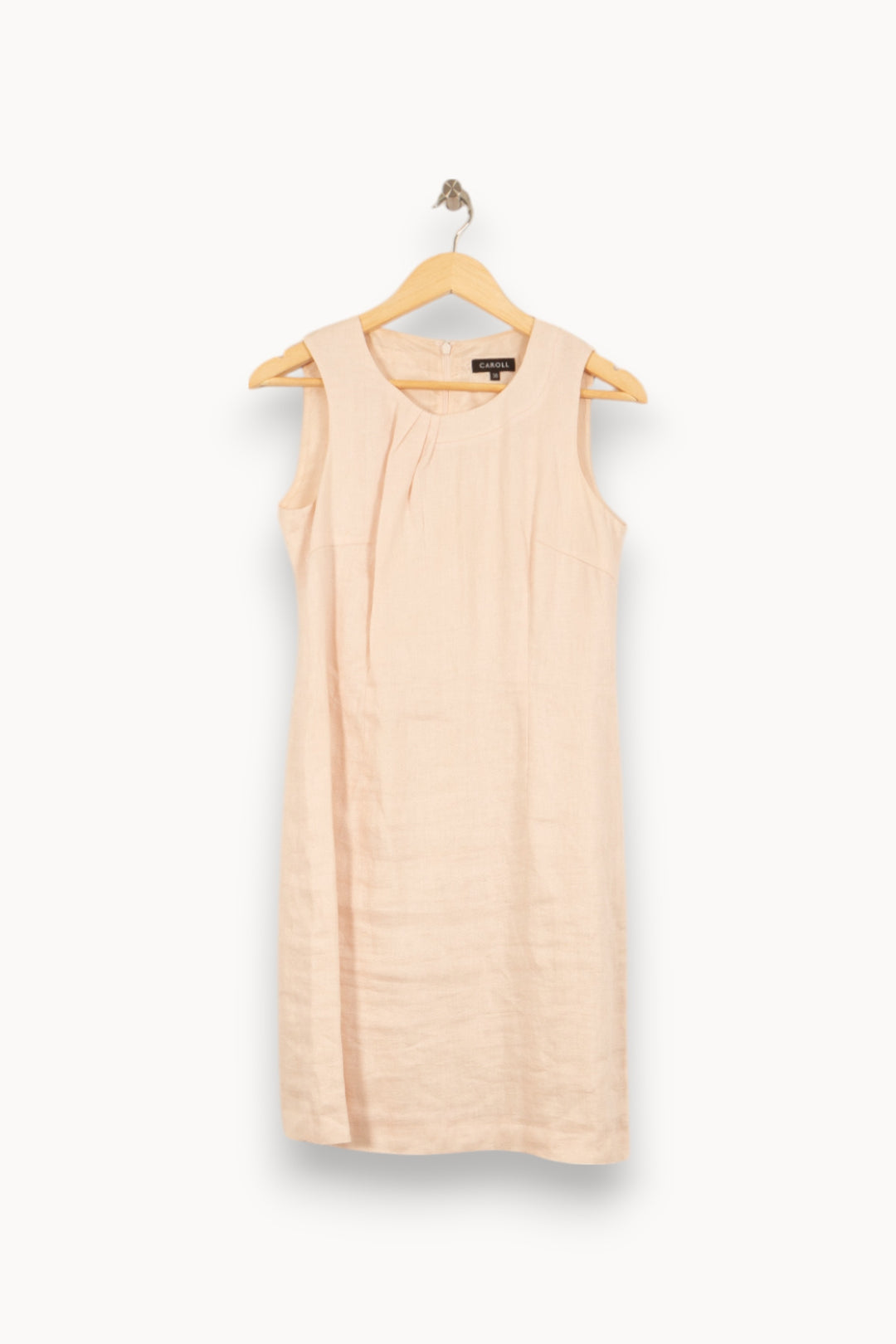 Robe Sans Manches Rose - Taille M/38 de la marque Caroll | PARAD52785 - Vendu par Paradigme - Image 2