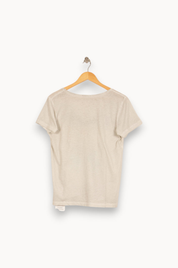 Tee-shirt Beige - Taille XL/42 de la marque IKKS | PARAD52786 - Vendu par Paradigme - Image 4