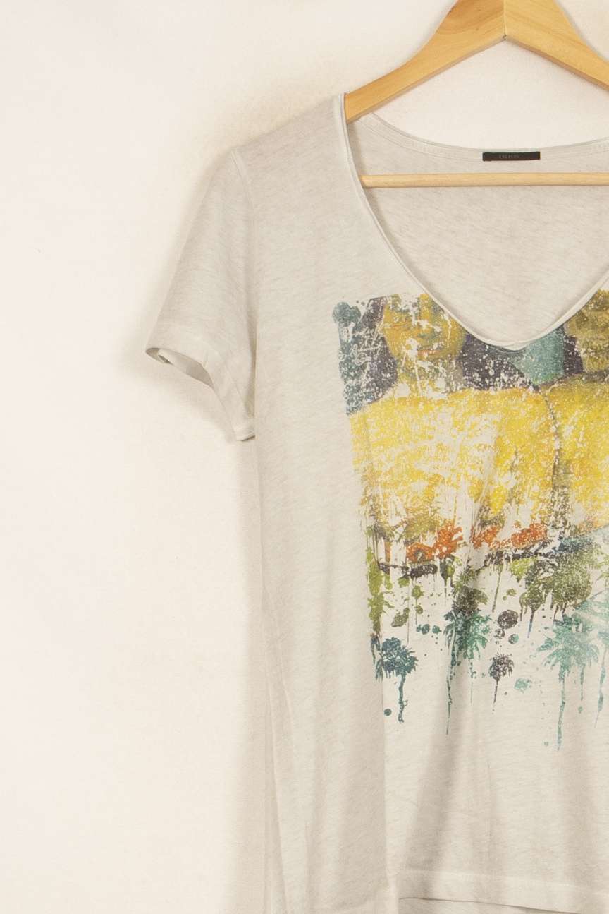 Tee-shirt Beige - Taille XL/42 de la marque IKKS | PARAD52786 - Vendu par Paradigme - Image 3