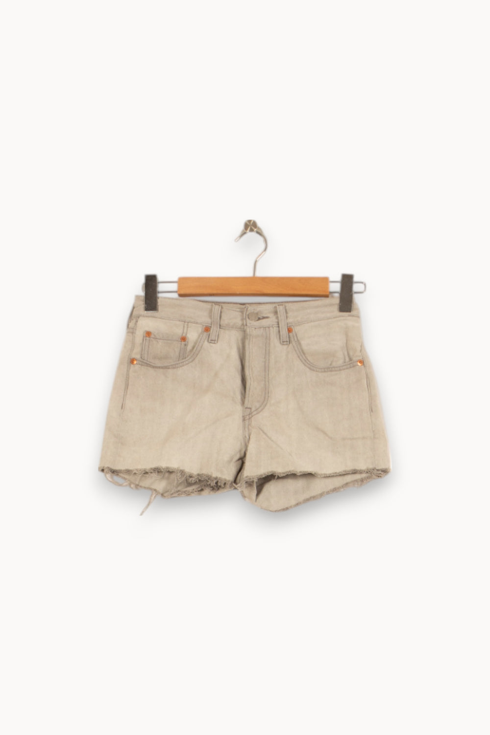 Short en Jean Gris - Taille XS/34 de la marque Levi's | PARAD52794 - Vendu par Paradigme - Image 2