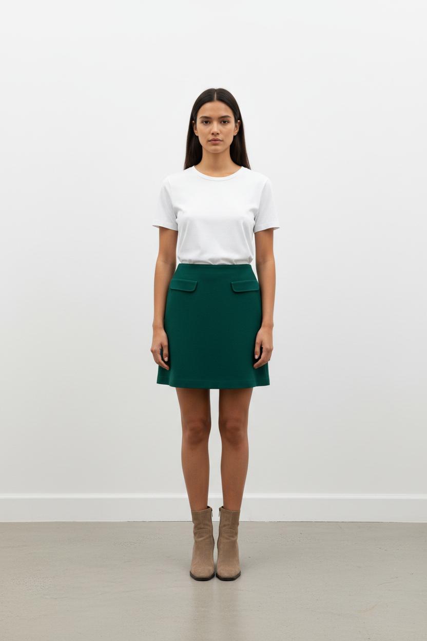 Jupe Courte Verte - Taille S/36