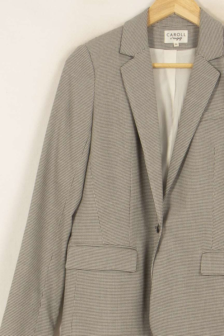 Blazer Gris - Taille S/36 de la marque Caroll | PARAD52801 - Vendu par Paradigme - Image 3