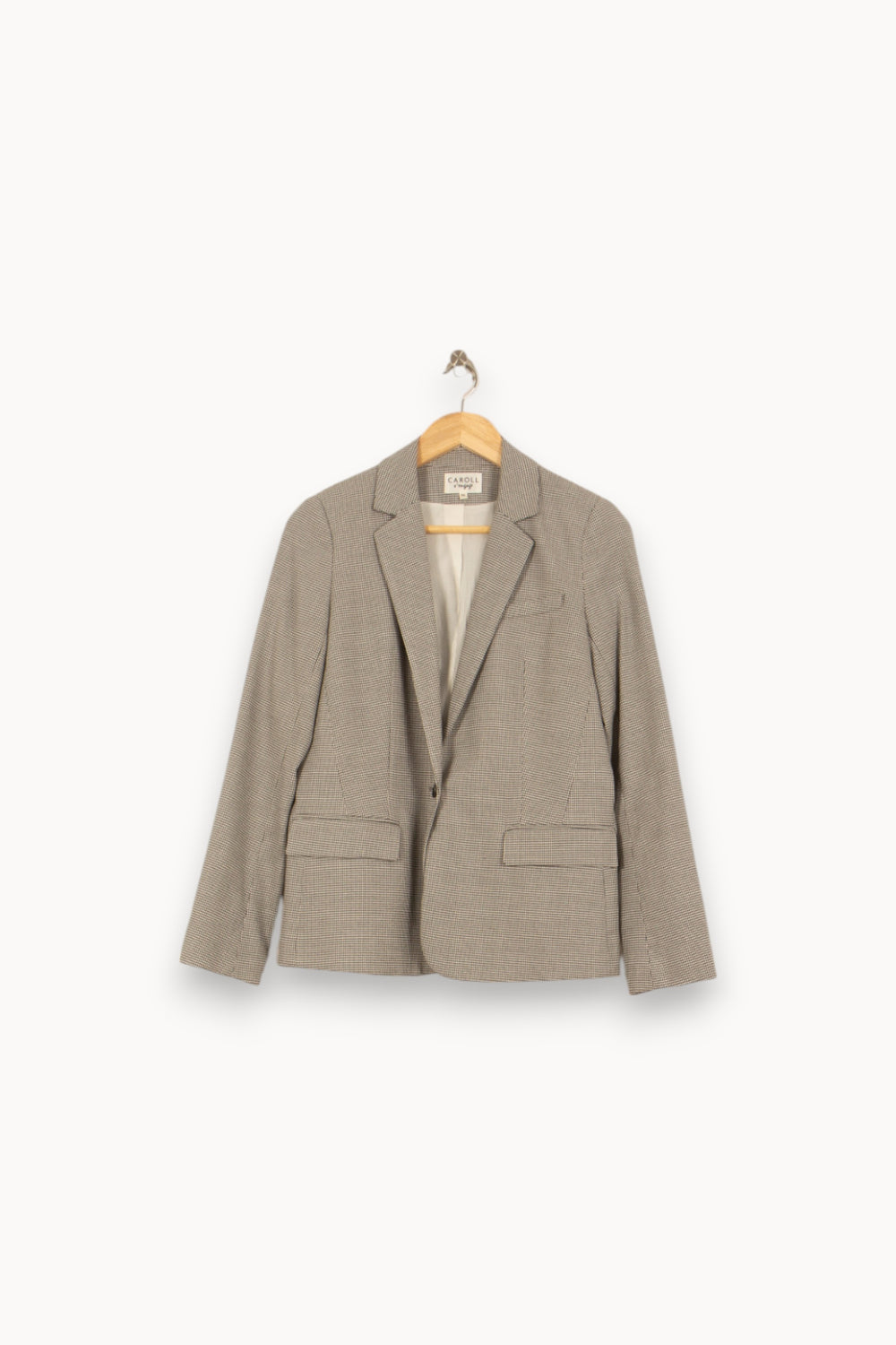 Blazer Gris - Taille S/36 de la marque Caroll | PARAD52801 - Vendu par Paradigme - Image 2