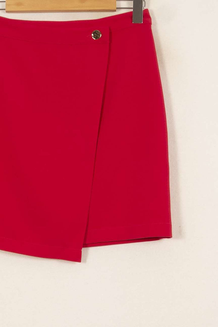 Jupe Portefeuille Rose - Taille S/36 de la marque Caroll | PARAD52807 - Vendu par Paradigme - Image 3