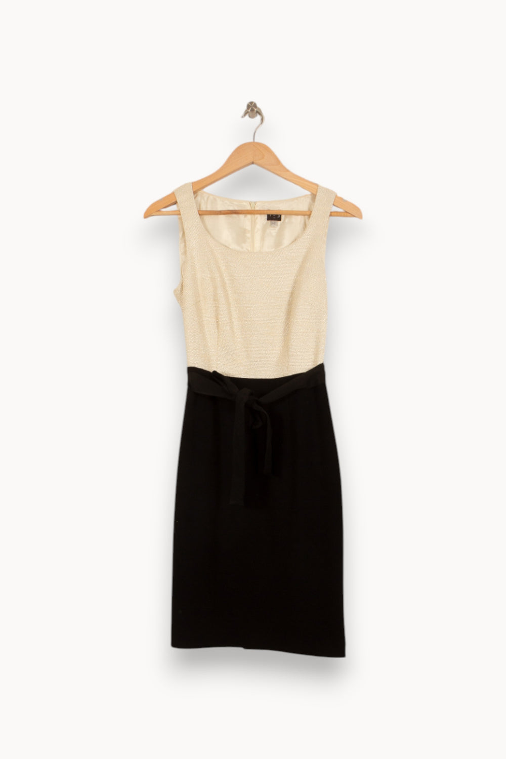 Robe Midi Beige et Noire - Taille S/36 de la marque Maison 123 | PARAD52810 - Vendu par Paradigme - Image 2