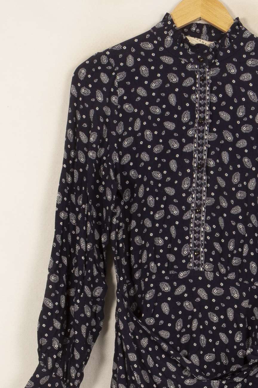 Robe Courte Bleu et Blanc - Taille S/36 de la marque Sézane | PARAD52811 - Vendu par Paradigme - Image 3