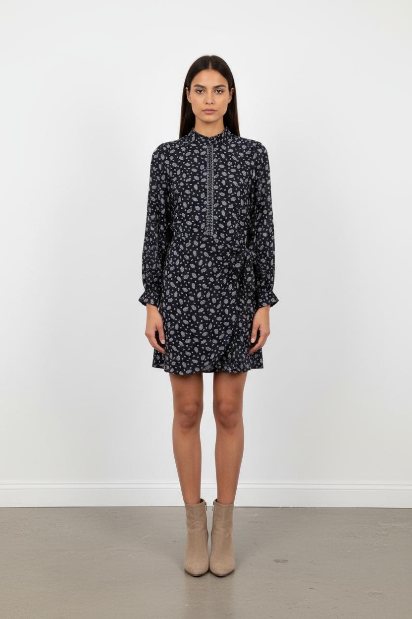 Robe Courte Bleu et Blanc - Taille S/36