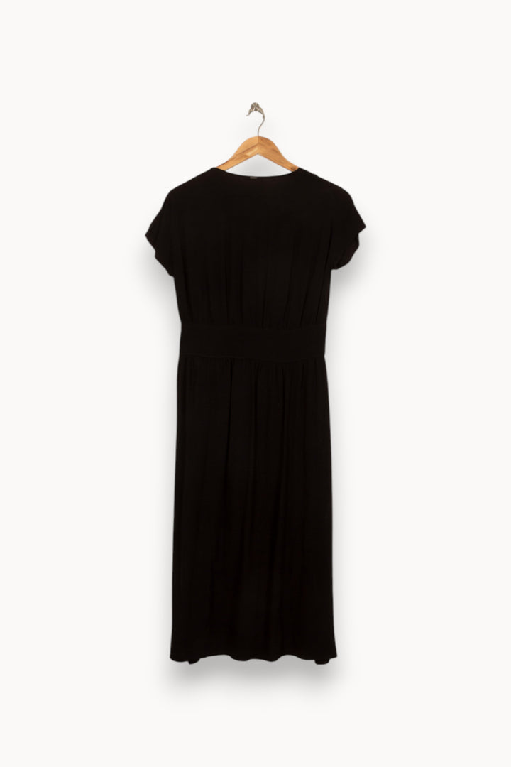 Robe Midi Noire - Taille M/38 de la marque IKKS | PARAD52816 - Vendu par Paradigme - Image 4