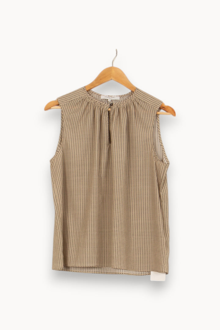 Blouse Beige et Noir - Taille XL/42 de la marque Gerard Darel | PARAD52821 - Vendu par Paradigme - Image 2