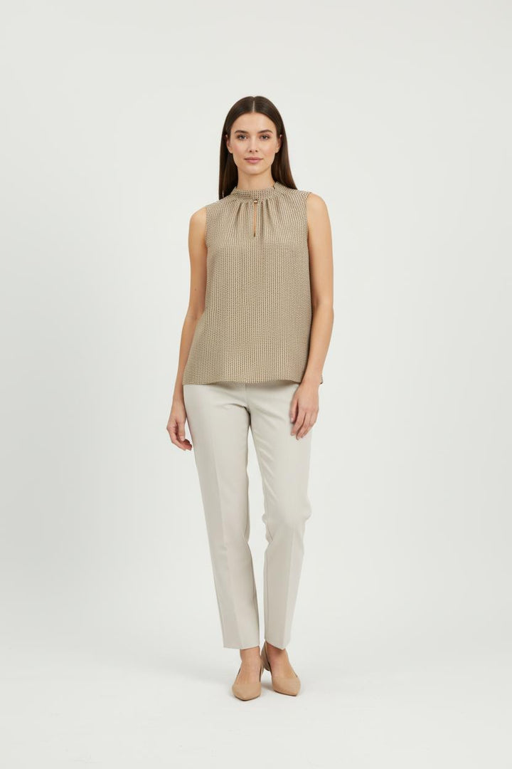 Blouse Beige et Noir - Taille XL/42 de la marque Gerard Darel | PARAD52821 - Vendu par Paradigme - Image 1