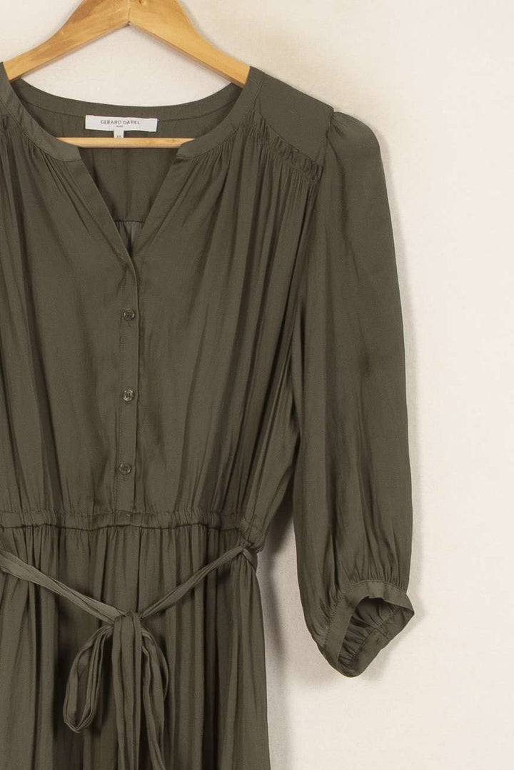 Robe Midi Verte - Taille L/40 de la marque Gerard Darel | PARAD52823 - Vendu par Paradigme - Image 3