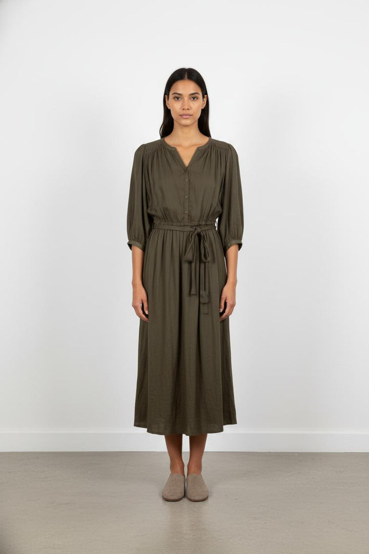 Robe Midi Verte - Taille L/40