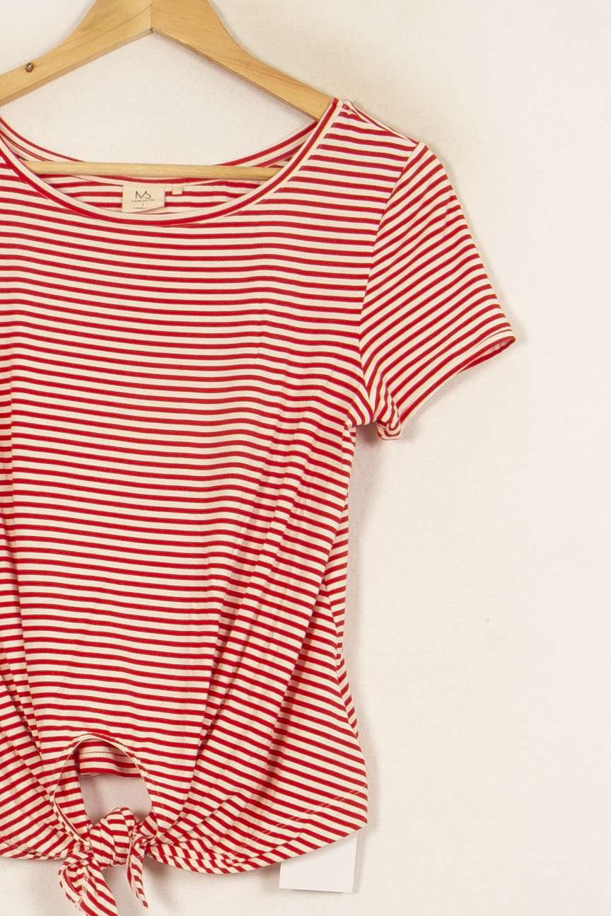 T-shirt Rouge et Blanc - Taille S/36 de la marque Marie Sixtine | PARAD52824 - Vendu par Paradigme - Image 3