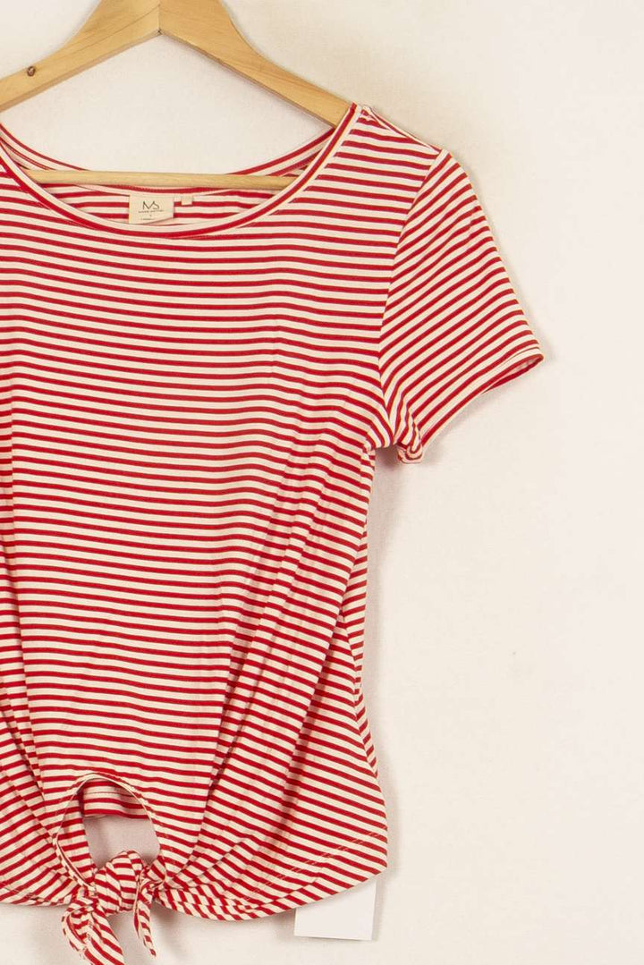 T-shirt Rouge et Blanc - Taille S/36 de la marque Marie Sixtine | PARAD52824 - Vendu par Paradigme - Image 3