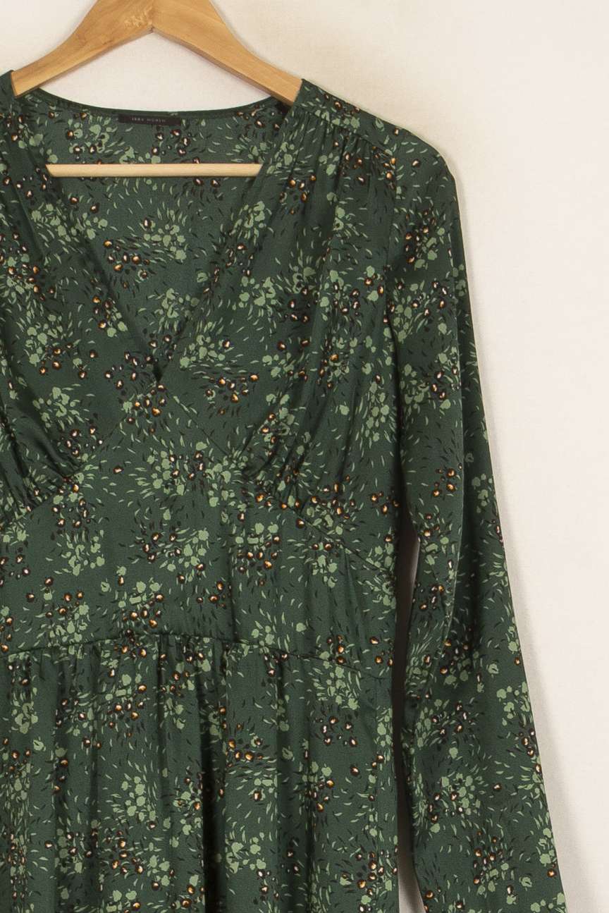 Robe Midi Verte - Taille L/40 de la marque IKKS | PARAD52833 - Vendu par Paradigme - Image 3