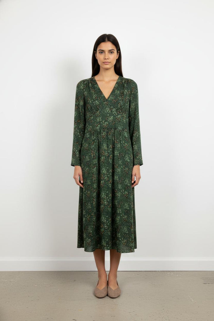 Robe Midi Verte - Taille L/40