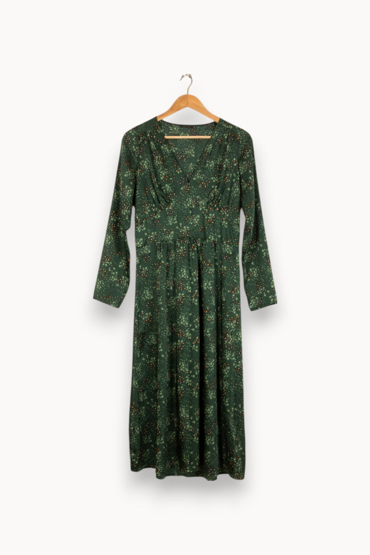 Robe Midi Verte - Taille L/40 de la marque IKKS | PARAD52833 - Vendu par Paradigme - Image 2