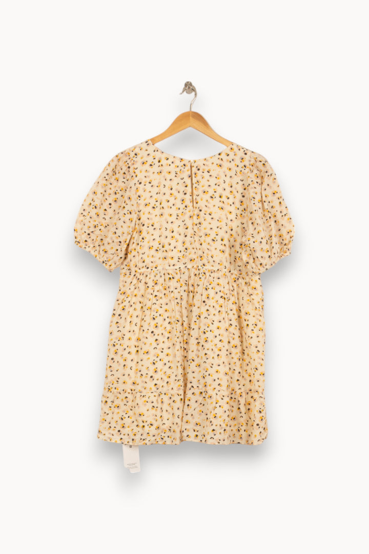 Robe Courte Blanche et Jaune - Taille M/38 de la marque ba&sh | PARAD52835 - Vendu par Paradigme - Image 4
