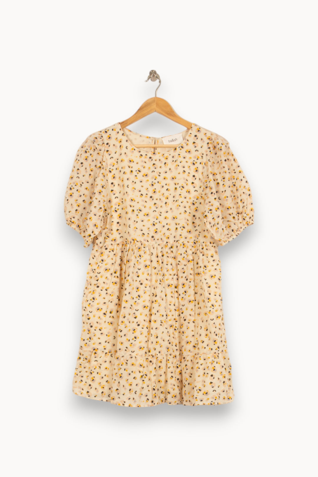 Robe Courte Blanche et Jaune - Taille M/38 de la marque ba&sh | PARAD52835 - Vendu par Paradigme - Image 2