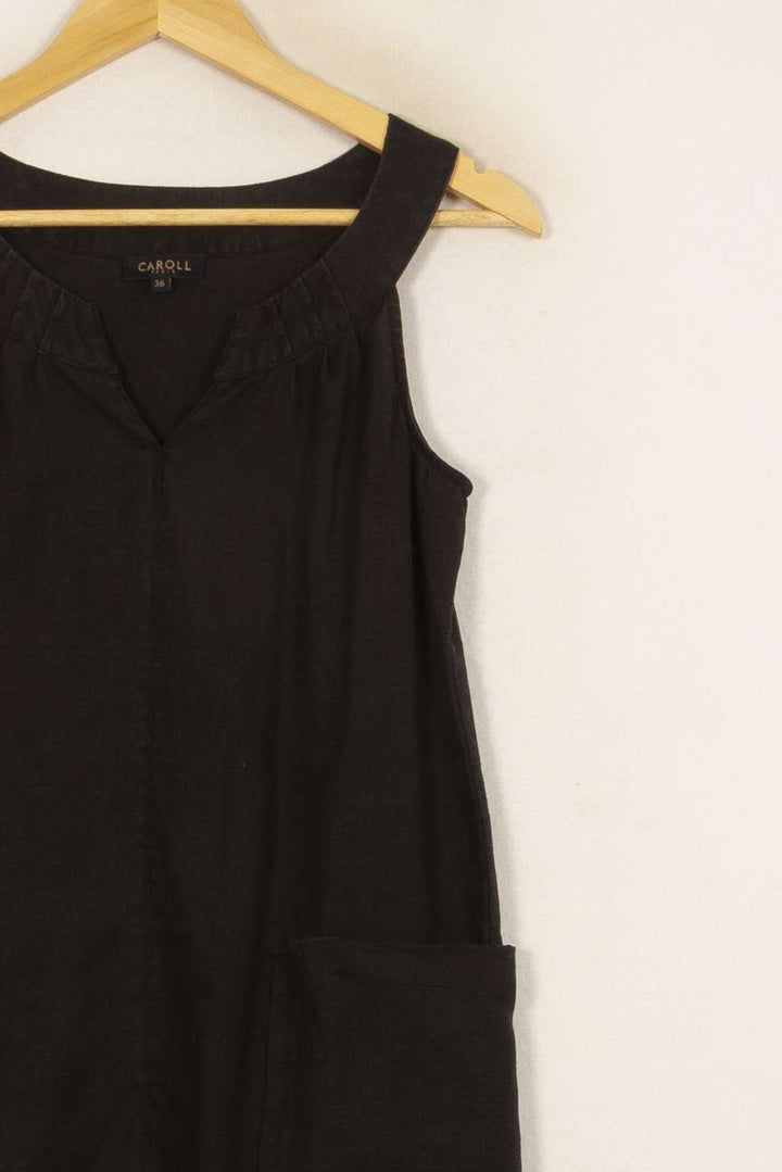Robe Sans Manches Noire - Taille S/36 de la marque Caroll | PARAD52839 - Vendu par Paradigme - Image 3