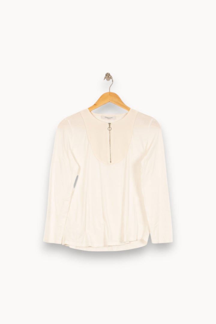 Blouse Beige - Taille S/36 de la marque Gerard Darel | PARAD52840 - Vendu par Paradigme - Image 2
