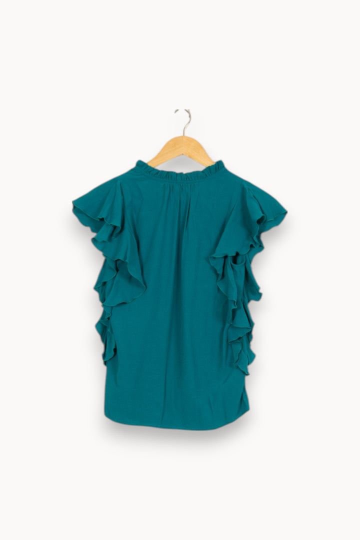 Blouse Bleue - Taille XS/34 de la marque Comptoir des Cotonniers | PARAD52842 - Vendu par Paradigme - Image 4